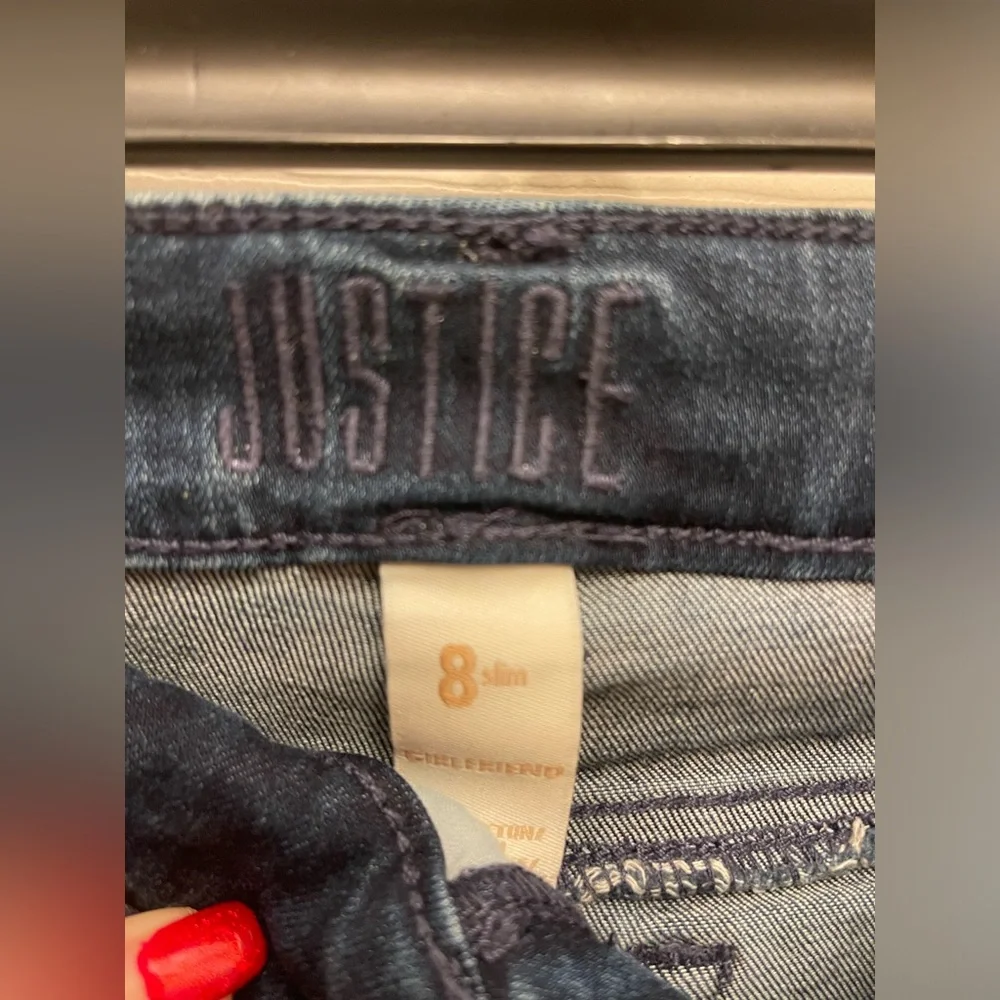 New Girls Justice Jeans size 8 Never Worn